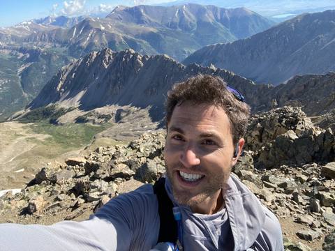 Ridge from the top
